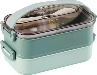 Vagonlife XC-465 1500ml Yeşil Çelik Lunch Box