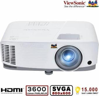 Viewsonic PA700S DLP SVGA(800x600) 4500AL 2xHDMI 1xVGA 12.500:1 3W Hoparlör Projeksiyon