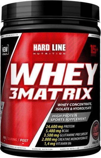 Hardline Whey 3 Matrix 454 gr Protein Tozu - Çilek Aromalı