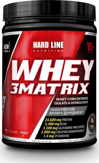 Hardline Whey3 Matrix 454 gr Cookies ( Kurabiye ) Aromalı