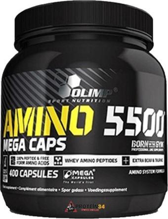 Olimp Amino 5500 400 Kapsül Whey Aminoasit