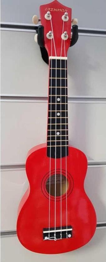 CREMONİA AU01L-21RD SOPRANO UKULELE KIRMIZI