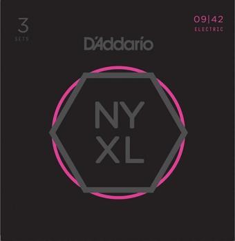 NYXL0942-3P Elektro Gitar Teli Seti 3 Lü Süper Lıght