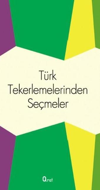 Türk Tekerlemelerinden Seçmeler - Kolektif  - Araf Yayıncılık