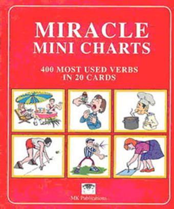 Miracle Mini Charts Verbs (400 Most Used Verbs In 20 Cards) - Kolektif  - MK Publications