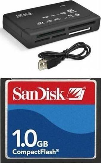 Sandisk 1 GB Compact Flash Hafıza Kartı - USB 2.0 Cf Kart Okuyucu