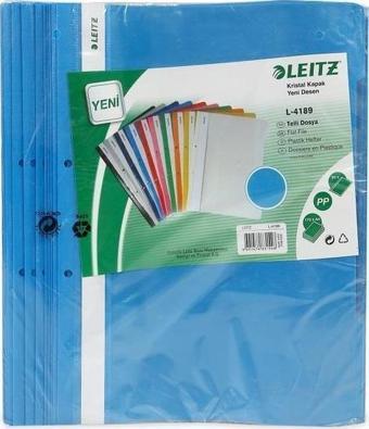 Leitz Telli Dosya Plastik Açık Mavi L-4189