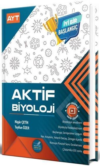 Aktif Öğrenme Yayınları AYT Aktif Biyoloji 0 dan Başlayanlara - Aktif Öğrenme Yayınları