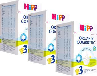 Hipp 3 Combiotic Organik Devam Sütü 800 gr x 3 Adet