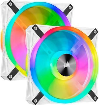CORSAIR 14CM iCUE QL140 CO-9050106-WW RGB KASA FANI 2-Lİ SET