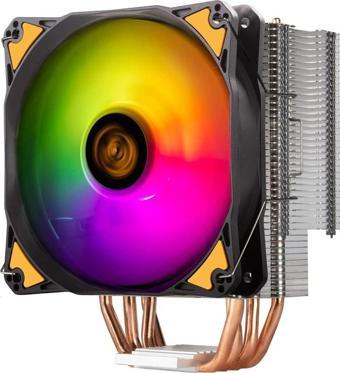 SilverSTONE ARGON AR12-TUF RGB Hava Soğutmalı AM5-1700p İşlemci Fanı