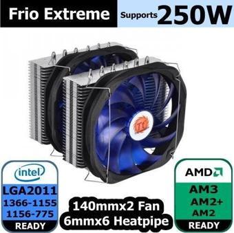 Thermaltake Frio Extreme CPU Sogutucusu İntel LGA2011/1366/1155/1156/775 AMD FM1/AM3+/AM3/AM2+/AM2