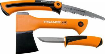 Fiskars X5 Balta, Testere ve Bıçaklı Kamp Seti