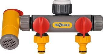 Hozelock 2250H Çift Yönlü Musluklu Vanalı Musluk Bağlantısı 1/2-1