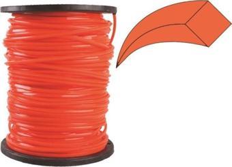 Solax Motorlu Tırpan Misinası Kare Turuncu 4 mm 225 mt