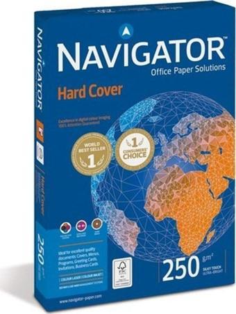 Navigator Gramajlı Fotokopi Kağıdı Laser-Copy-İnkjet Hard Cover 125 Yaprak A4 250 Gram Beyaz