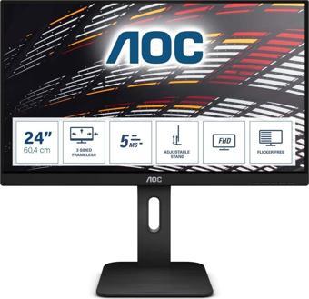 AOC 23.8'' IPS 24P15MS 60HZ HDMI-DP-DVI KURUMSAL MONİTÖR