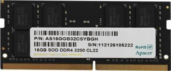 APACER 16GB DDR4 3200MHZ CL22 NOTEBOOK RAM VALUE ES.16G21.PSH