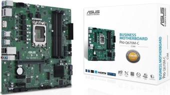 ASUS PRO Q670M-C-CSM DDR5 M2 NVME HDMI-DP PCIE 16X v5.0 1700p KURUMSAL ANAKART