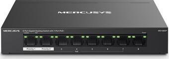 MERCUSYS 8port MS108GP Gigabit 7port PoE 65w Yönetilemez Swicth