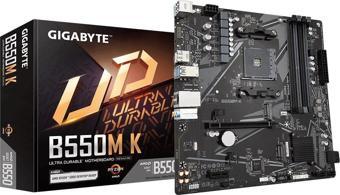 GIGABYTE B550M-K DDR4 HDMI-DP PCIE 4.0 AM4 mATX