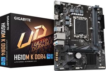 GIGABYTE H610M-K DDR4 HDMI PCIe 16X v4.0 1700p mATX