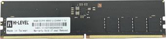 HI-LEVEL 8GB DDR5 4800MHZ CL40 PC RAM VALUE HLV-PC38400D5-8G