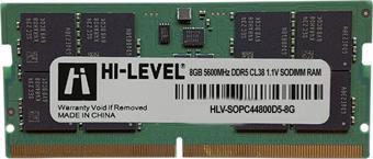 HI-LEVEL 8GB DDR5 5600MHZ CL38 NOTEBOOK RAM HLV-SOPC44800D5-8G