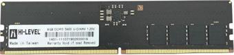 HI-LEVEL 8GB DDR5 5600MHZ CL40 PC RAM VALUE HLV-PC44800D5-8G
