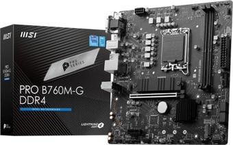 MSI PRO B760M-G DDR4 DDR4 HDMI-DP PCIE 4.0 1700p mATX