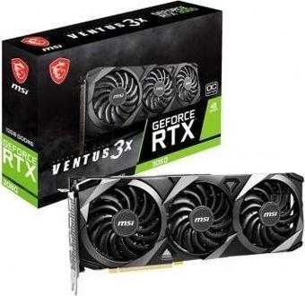 MSI RTX3060 12GB VENTUS 3X 12G OC GDDR6 192bit HDMI DP PCIe 16X v4.0