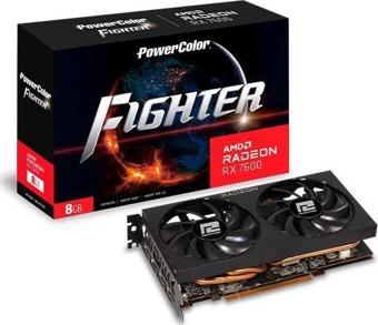 POWERCOLOR 8GB RX7600 FIGHTER RX 7600 8G-F GDDR6 128Bit PCIE 4.0