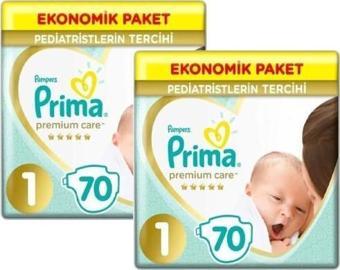 Prima Bebek Bezi Premium Care 1 Beden Yenidoğan 70 X 2 Adet 140'lı