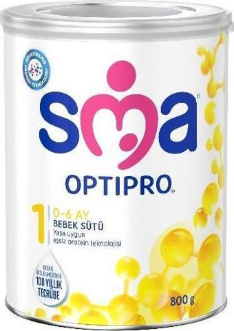 Sma Optipro 1 No 800g 0-6 Ay Bebek Devam Sütü