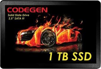 CODEGEN 1TB CDG-1TB-SSD25 500- 450MB/s SSD SATA-3 Disk