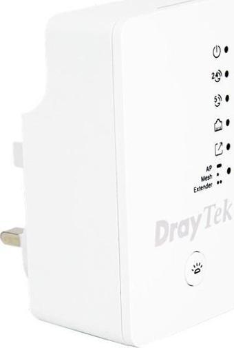 DRAYTEK Vigor AP802 1200mbps AC1200 Dual Band Mesafe Genişletici Kurumsal Access Point Priz Tip