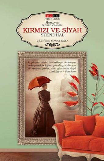 Kırmızı ve Siyah - Timeless - Henri Beyle Stendhal - Bordo-Siyah