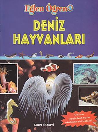 Eğlen Öğren Dizisi - Deniz Hayvanları (Çıkartmalı) - Kolektif  - Arkın