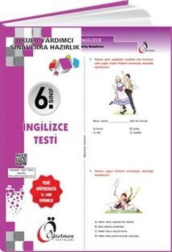 6. Sınıf İngilizce Çek Kopar Yaprak Test - Öğretmen Yayınları