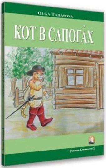 Kırmızı Çizmeli Kedi-Seviye 2-Rusça Hikayeler - Olga Tarasova - Kapadokya Yayınları