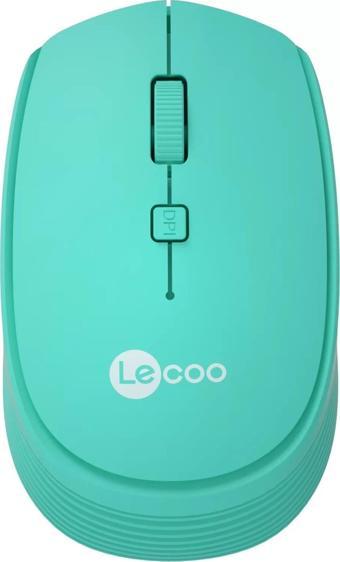 LENOVO LECOO WS202 Kablosuz 1200dpi Optic Turkuaz Mouse