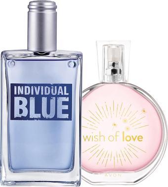 AVON Individual Blue Erkek Parfüm Ve Wish Of Love Kadın Parfüm Paketi