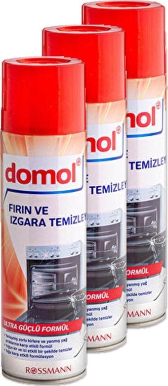 Domol Fırın Izgara Temizleyici Köpük 500 ml 3 Adet