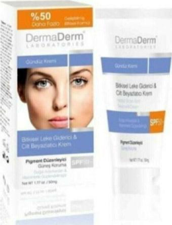 Dermaderm Leke Giderici & Cilt Beyazlatıcı Bitkisel Krem Gündüz Kremi 100 gr