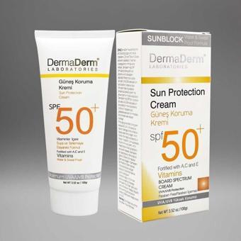 DermaDerm Spf 50 Güneş Koruma Kremi 100 gr