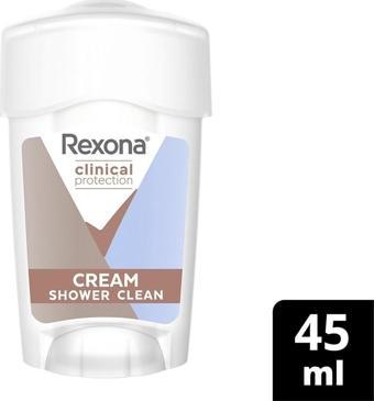 Rexona Clinical Protection Kadın Stick Deodorant Shower Clean 45 ml