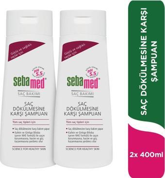 Sebamed Saç Dökülmesine Karşı Etkili Anti Hairloss Şampuan  400 ml X 2