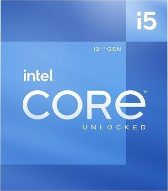 INTEL CORE i5 12400F 18MB 6çekirdekli VGA YOK 1700p 65w Kutusuz+Fansız