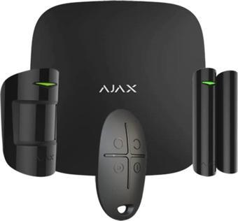 AJAX Hub Kit / StarterKitHub 9bölgeli (Zon) GSM+GPRS Kablosuz Alarm Seti KeyPad YOK SİYAH