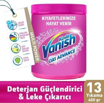 Vanish Kosla Multipower Çamaşır Leke Çıkarıcı Ve Deterjan Güçlendirici Toz 400 gr Renkliler